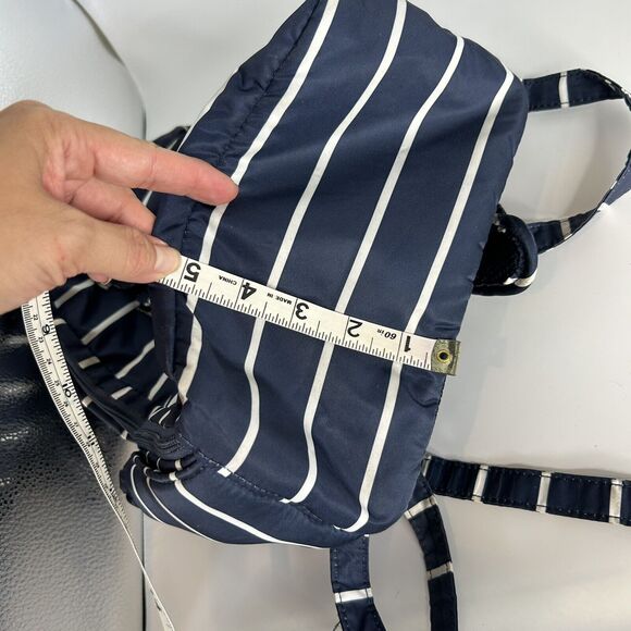 JuJuBe Diaper Backpack Coastal Collection MiniBe Annapolis Navy Blue Striped - Picture 13 of 13